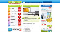 Desktop Screenshot of digiprinz.eu